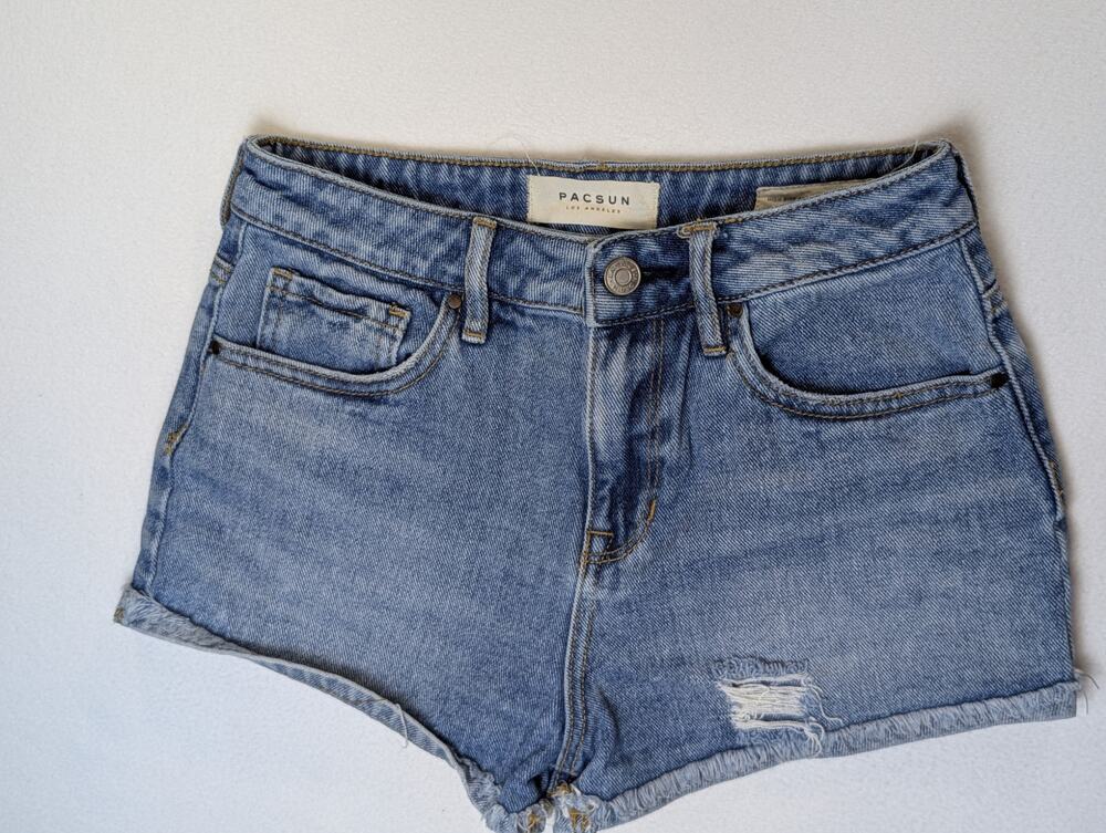 PacSun High Rise Denim Shorts Size 23